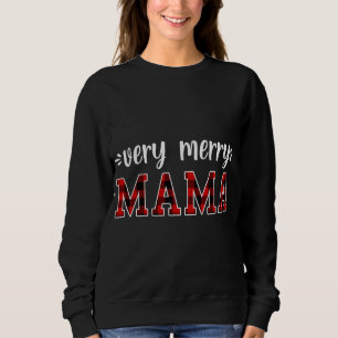 very merry Mama Merry Christmas Family Pyjamas Sweatshirt