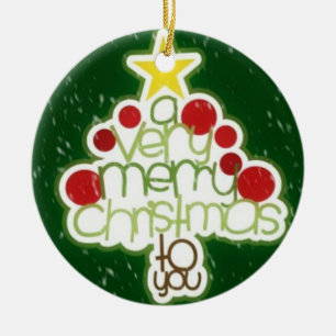 Very Merry Ornament