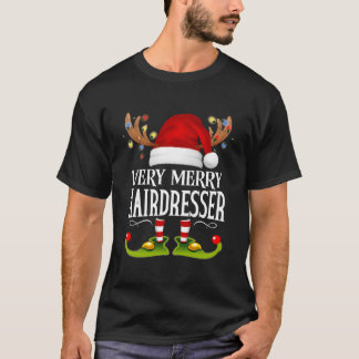 Very Merry X-Mas Hairdresser T-Shirt