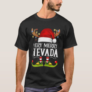 Very Merry X-Mas Nevada Matching Christmas T-Shirt