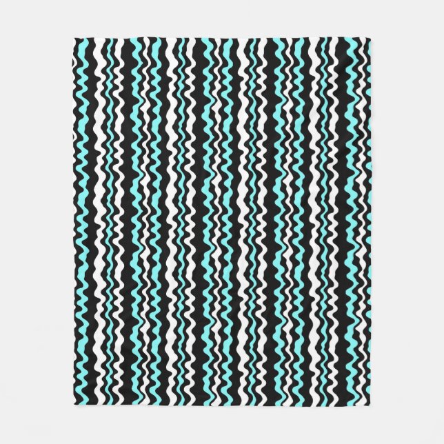 Very minimalist and simple flat and bold eclectic  fleece blanket (Front)