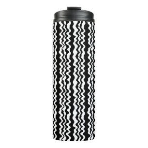 Very minimalist and simple flat and bold eclectic  thermal tumbler
