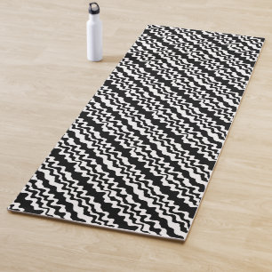Very minimalist and simple flat and bold eclectic yoga mat