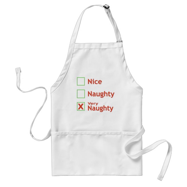 Very Naughty Standard Apron (Front)