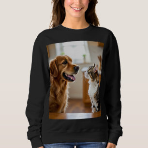 Very nice cat and dog design on Tshirt