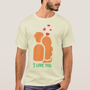 Very nice i love you T-shirt design