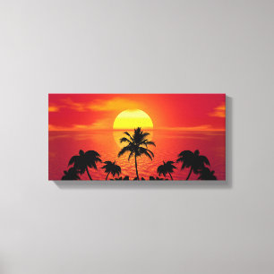 Very Nice Sunset   Zazzle_Growshop. Canvas Print
