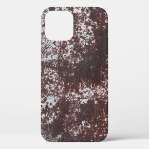 Very old rusted sheet iron. Textured metal surface iPhone 12 Case