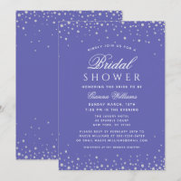 Very Peri Diamonds Modern Luxury Bridal Shower