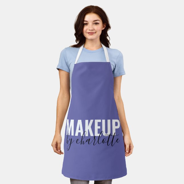 Very Peri Modern Business Salon Professional Apron (Worn)