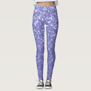 Very peri purple blue sparkles glitter leggings