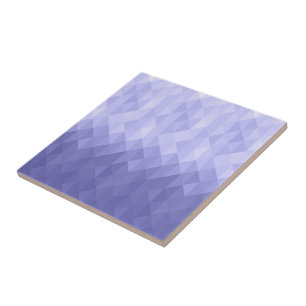Very peri Purple violet triangle geometric squares Tile