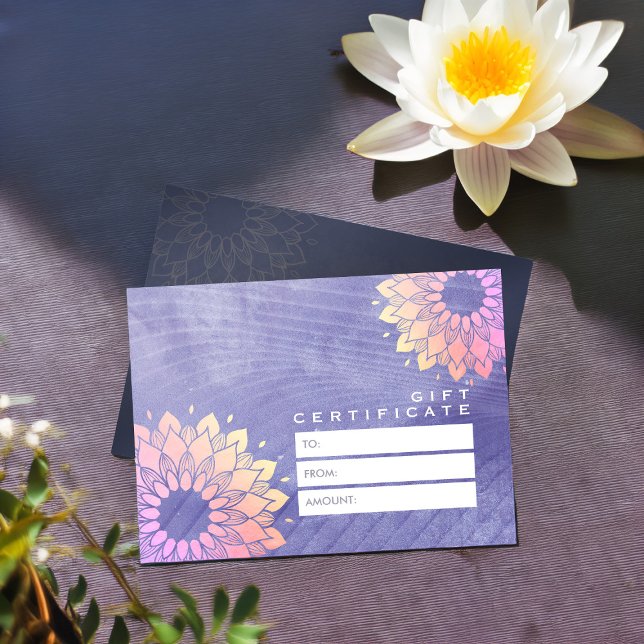 Very Peri Purple Yoga Instructor Rose Gold Mandala (Creator Uploaded)