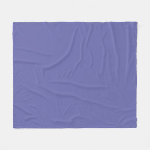 Very Peri Solid Colour Fleece Blanket