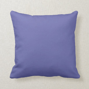 Very Peri Solid Colour   purple blue periwinkle Cushion