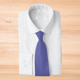 Very Peri Solid Colour Tie