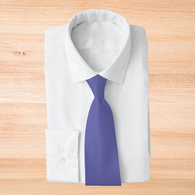 Very Peri Solid Colour Tie (Creator Uploaded)