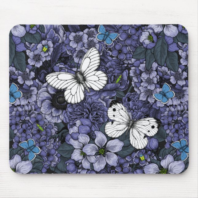 Very Peri spring Mouse Pad (Front)