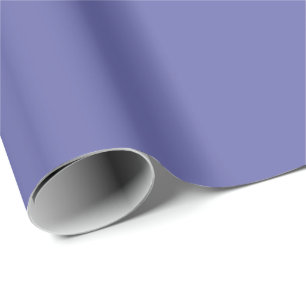 Very Peri-winkle, Blue Violet Solid Colour Wrapping Paper