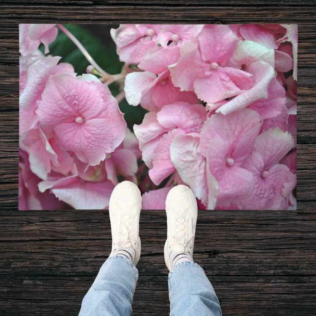 Very Pink Hydrangea Doormat (Creator Uploaded)