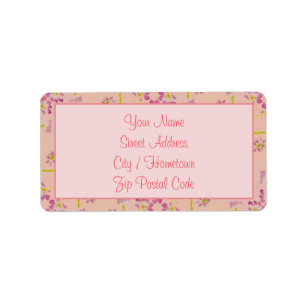 Very pretty pink label