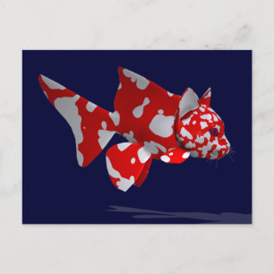 Very Rare Catfish Postcard