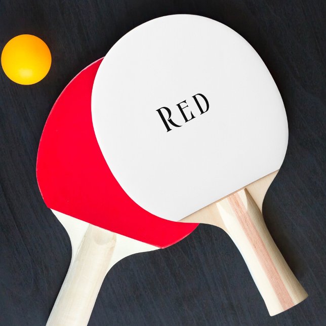 Very simple typography in three letters ping pong paddle (Creator Uploaded)