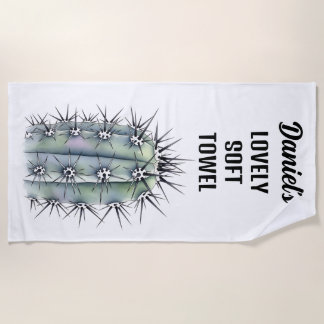 Very spiny Cactus Beach Towel