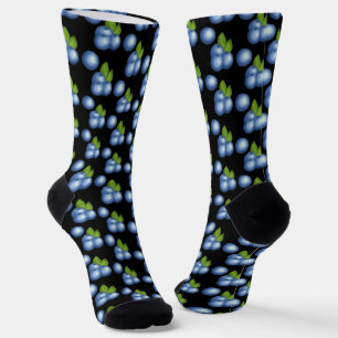 Very Sweet Summer Blueberries Socks
