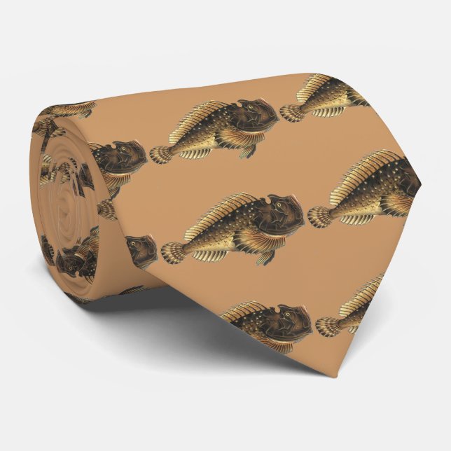 Very Ugly Fish Tie (Rolled)