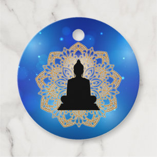 Vesak Day Buddha and Mandala Vaisakha Purnima Favour Tags