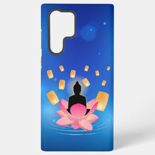 Vesak Day Buddha on Lotus Lantern Vaisakha Samsung Galaxy Case