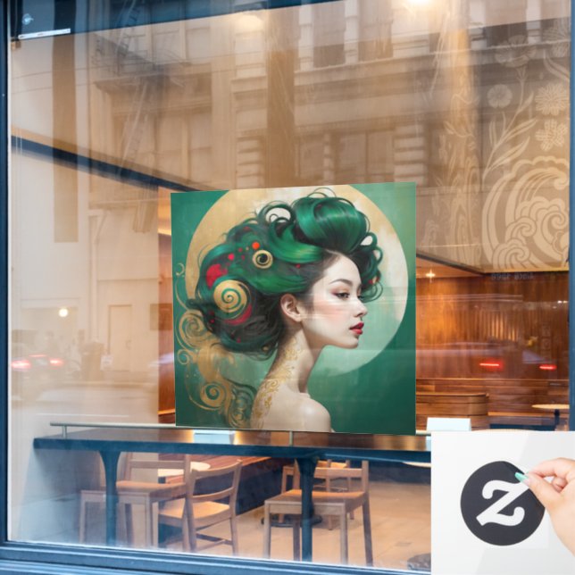 “Vesendra” - Sculpted Beauty, Eternal Muse (Cafe Window)