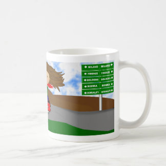 Vespa Diva - Italian Road Trip Coffee Mug