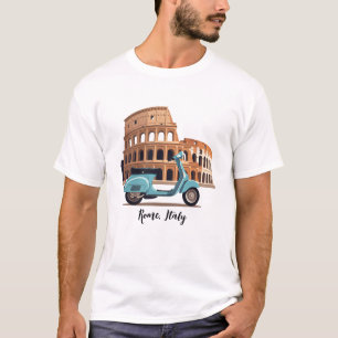 Vespa in Rome Italy T-Shirt