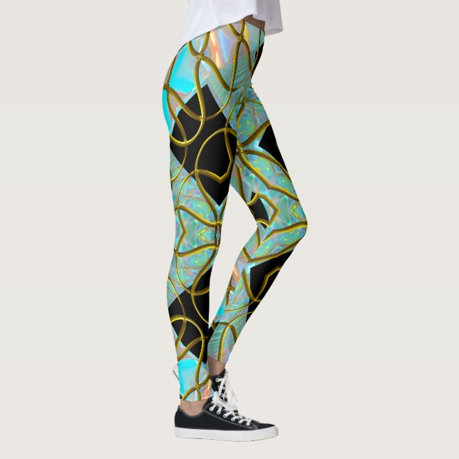Vespadash Modern fun Workout Leggings (Right)