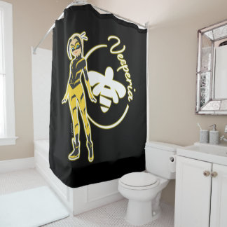 Vesperia Badge Shower Curtain