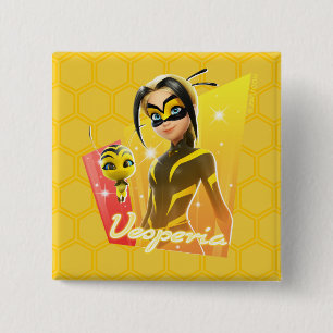 Vesperia & Pollen 15 Cm Square Badge