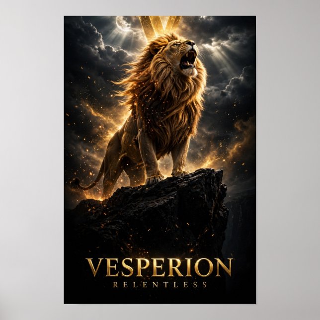 Vesperion — Relentless Poster (Front)