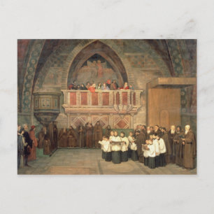 Vespers in the Saint Francis Church Postcard