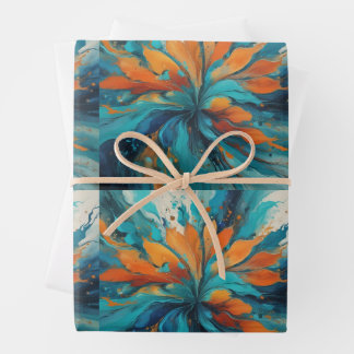 Vessel Bloom Wrapping Paper Sheet