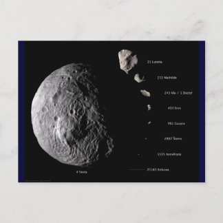 Vesta and Asteroid Gallery Postcard