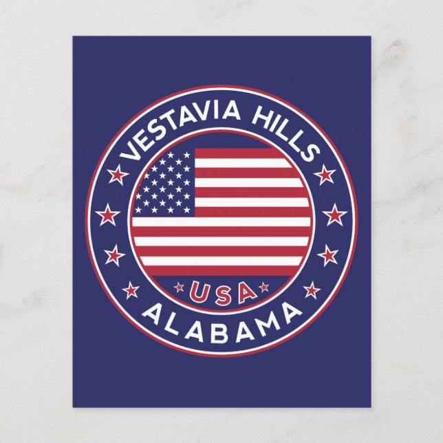 Vestavia Hills, Alabama Flyer (Front)