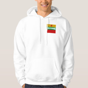 VESTE  A CAPUCHE  BLANCHE  DESIGN  CALIFORNIA USA HOODIE