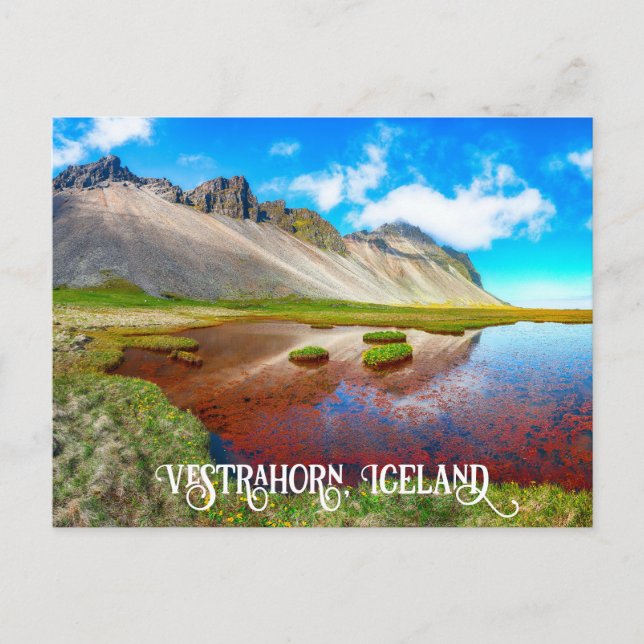 Vestrahorn Mountains, Iceland Postcard (Front)