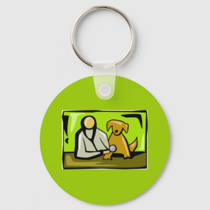VET700 VET VETERINARIAN ANIMALS PETS MEDICAL CARE KEY RING