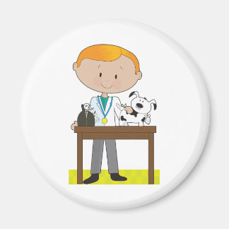 Vet and Dog Magnet