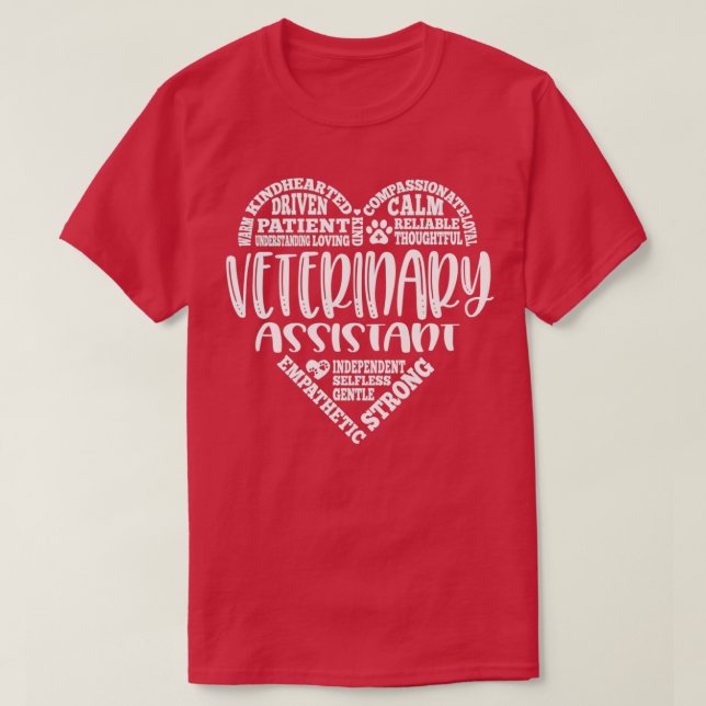 Vet assistant veterinary assistant 2 T-Shirt (Design Front)