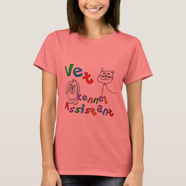 Vet Kennel Assistant T-Shirts and Gifts (Front)