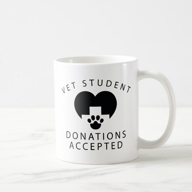 Vet Student Donations Accepted Coffee Mug (Right)